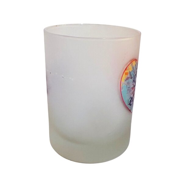 Life Is Good Cocktail Glass Tumbler Inspirational Drinkware Heart Candleholder - Picture 3 of 11